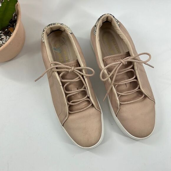 COLE HAAN GRANDPRO LEATHER SNEAKERS BUSH COLOR - Picture 3 of 15